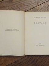 Poésies- Francois Villon- Collection Les Phares 