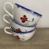 Lot 16 tasses à café  porcelaine Digoin Mary Lou an 40