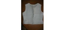 Gilet bustier lin