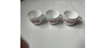4 ramequins 3 tasses arcopal motif fleurs de cerisier