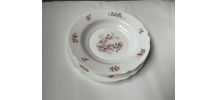 1 plat creux 1 plat plat arcopal fleurs de cerisier 