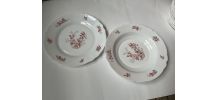 1 plat creux 1 plat plat arcopal fleurs de cerisier 