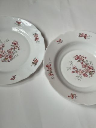 1 plat creux 1 plat plat arcopal fleurs de cerisier 