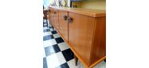 Enfilade pieds compas et cuir par Malora 1955 