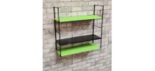 etagere string acier vintage h49x49x17  dans leur jus 1960 a