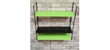 etagere string acier vintage h49x49x17  dans leur jus 1960 a
