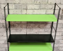 etagere string acier vintage h49x49x17  dans leur jus 1960 a