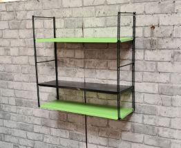 etagere string acier vintage h49x49x17  dans leur jus 1960 a