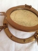 miroir, hublot en laiton