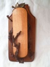 brosse  a vetement , vintage  avec support