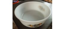 plat rond Arcopal , vintage