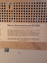 Meuble Grundig SO340 stéréo 1963