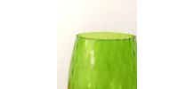 Photophore en verre d’Empoli vert