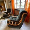 2 fauteuils velours 