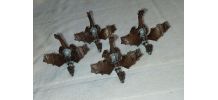 Lot de 4 figurines dragon volant plastique vintage