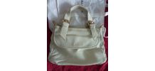 Sac cuir blanc écru Arthur &amp; Aston