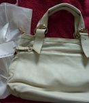 Sac cuir blanc écru Arthur &amp; Aston