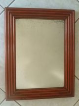 Miroir , cadre  en bois vintage
