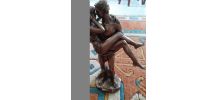 Statue en résine "Les Amoureux",