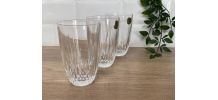 Set de 3 verres à eau Cristal de Flandre modèle Austria