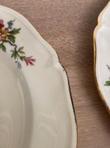 Set de 4 assiettes à dessert en porcelaine