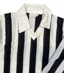 Polo vintage rayures noir et blanc 