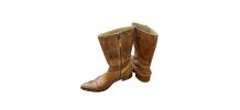 Santiags bottes Harley Davidson cuir marron