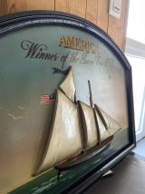 Tableau bateau bois AMERICA