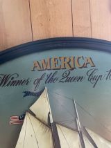 Tableau bateau bois AMERICA