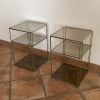 Lot de 2 tables ISOCELE par Max SAUZE. 1970. Space age.