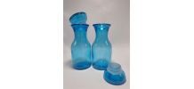 Paire de pots Lever bleus