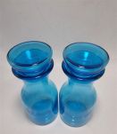Paire de pots Lever bleus
