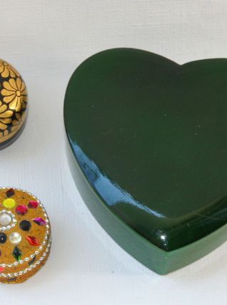  lot de 3 boîtes décoratives de différentes formes et taille