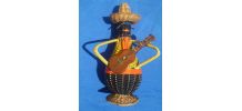 Bouteille scoubidou Mexicain , vintage