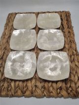 Ensemble de 6 coupelles en nacre 