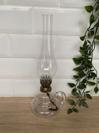Lampe à huile en verre
