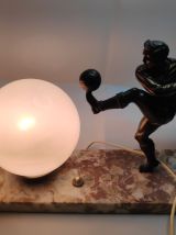 Lampe de chevet "Footbaleur"