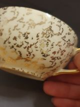 Ancien service À café dessert Villeroy et Boch doré