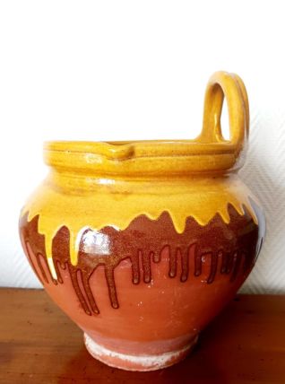 Jardinière poterie vernissée vintage 