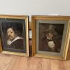 Paire de portraits