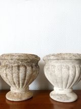 Jardinières Médicis à l’antique en pierre 