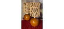 paire de lampes de chevet style scandinave design vintage bo
