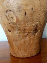 Forme à chapeau ancienne en bois 