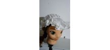Coiffe ancienne brodée main Deux-sèvres (bonnet)