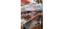 Robe vintage Artibus en soie T. 34