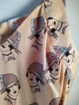 Robe vintage Artibus en soie T. 34