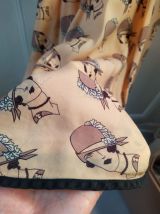 Robe vintage Artibus en soie T. 34