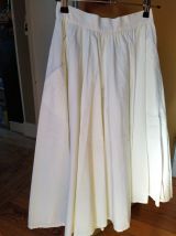 Jupe corolle style rockabilly coton T.36. P. Faivret