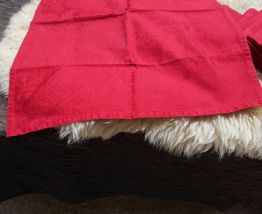 ENSEMBLE DE  etiquette 12 serviettes coton bordeaux neuf 
