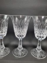 Verres à pied en cristal